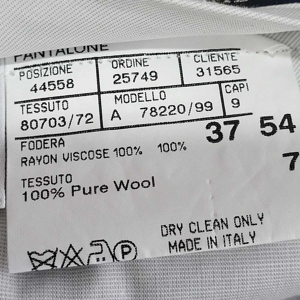 Canali Dress Pants Pleated Trousers Mens 36x28 Tan Wool Made in Italy Luxury